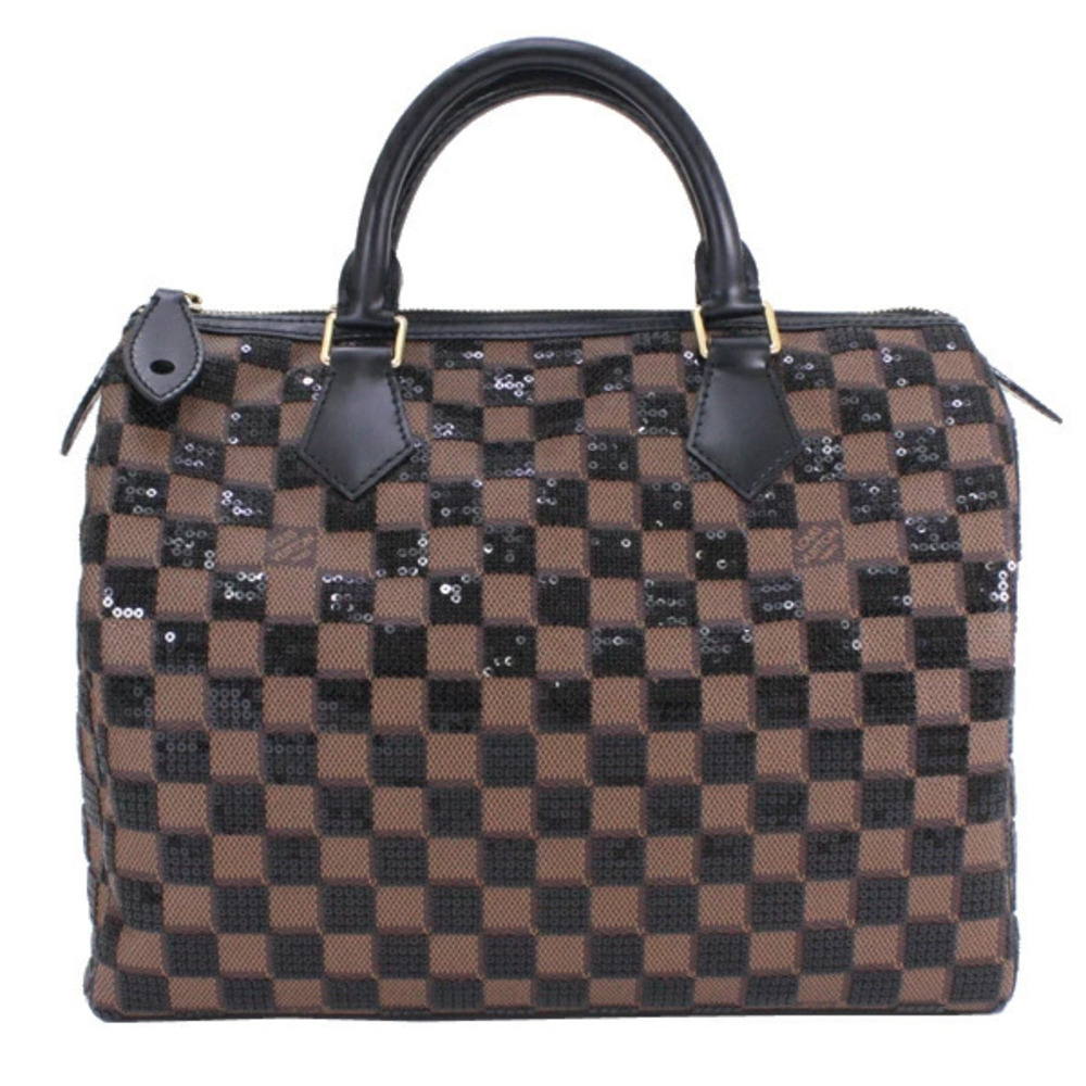 LOUIS VUITTON Speedy Damier Paillette Sequin Black